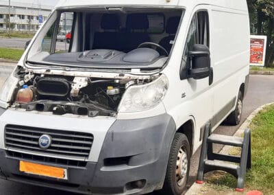 Fiat Ducato szélvédő csere