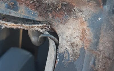 A szakszerűtlen szélvédő csere eredménye.