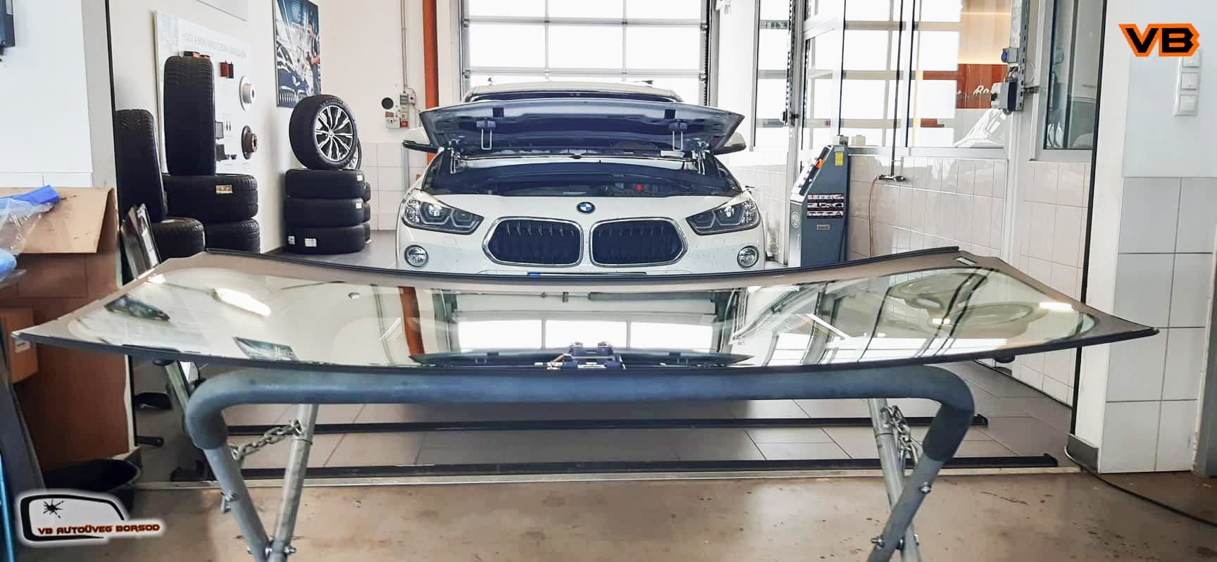 szélvédő javítás